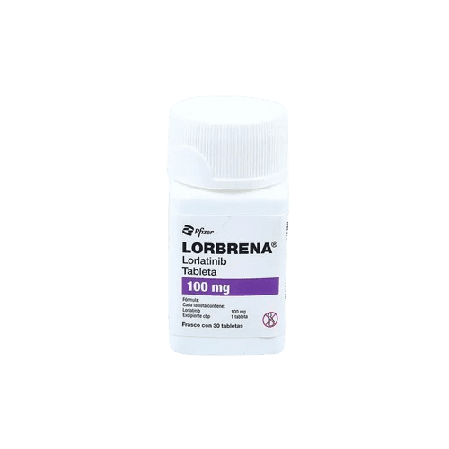 Lortrabena Lorlatinib, medicamento para el tratamiento de cáncer en forma de tableta.